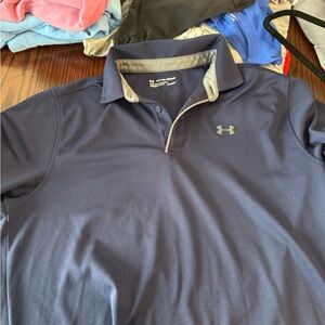 Under Armour Men's Dark Blue Polo Shirt